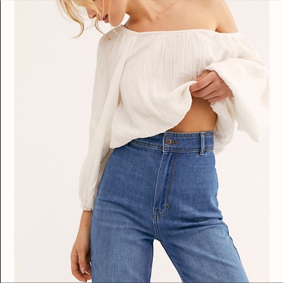 We The Free High rise flare jeans raw hem - Picture 3 of 8